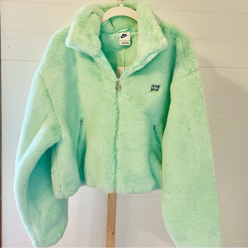 Nike Sportswear Icon Clash Full Zip Jacket Mint Green Size M